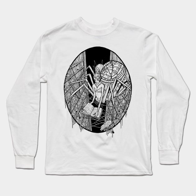 Librarian of the Underdark Long Sleeve T-Shirt by barda